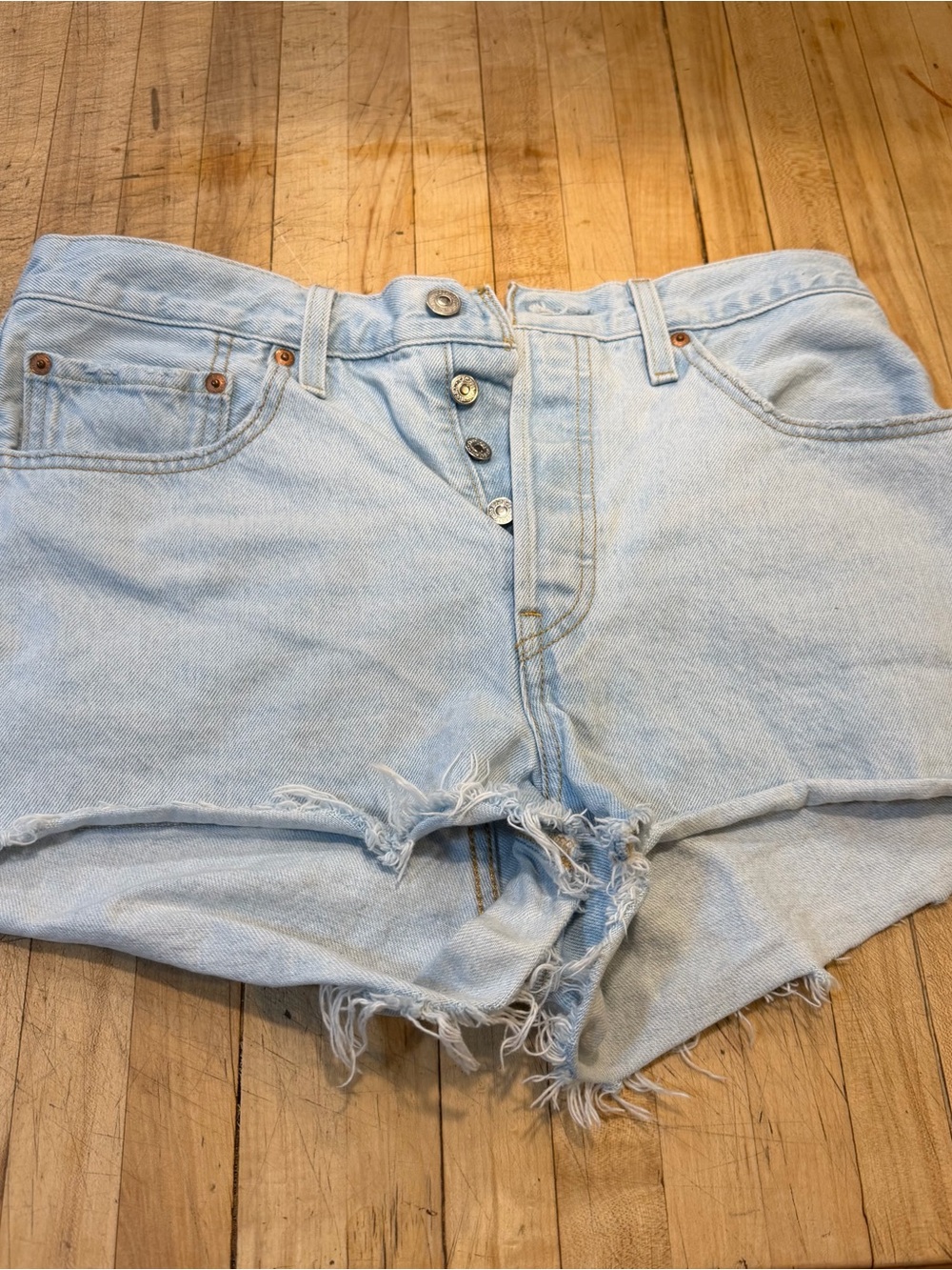 Levi’s Light Wash shorts